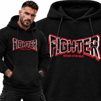 BLUZA Z KAPTUREM SPORTY WALKI  FIGHTER